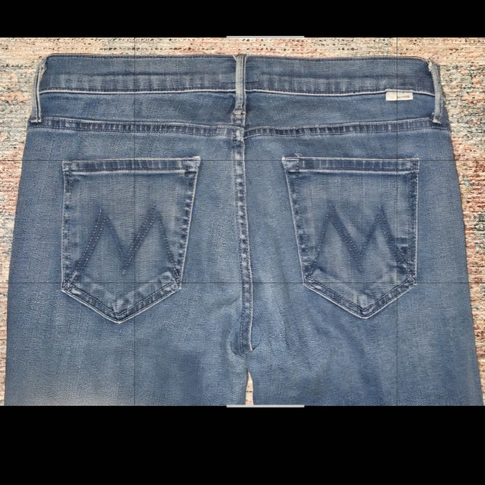 MOTHER Dark Blue Flare Jeans Size 29 - Picture 3 of 6